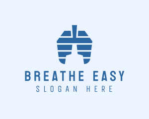 Breathing Lung Healthcare logo design