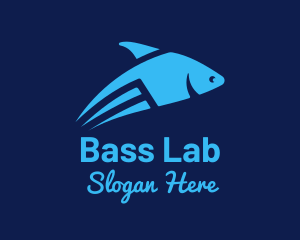 Blue Flying Fish logo design