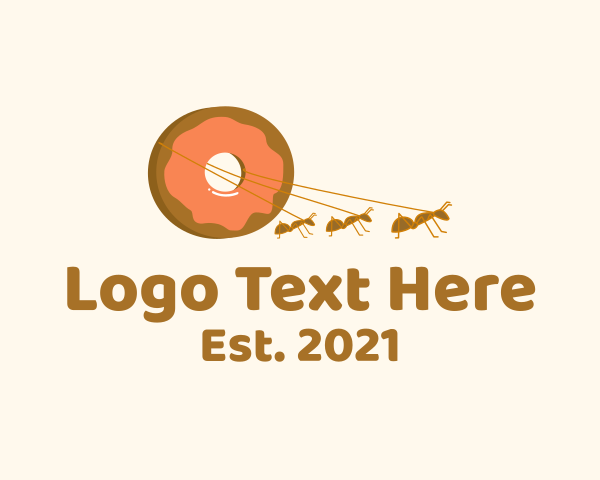 Doughnut logo example 2