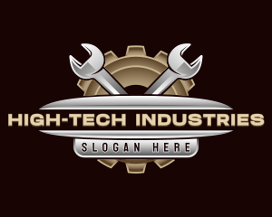 Wrench Industrial Mechanic logo