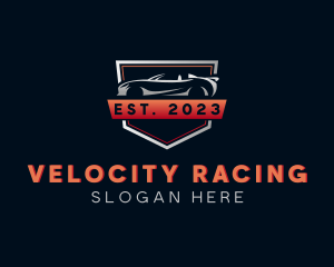 Racing Car Vehicle logo