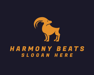 Gold Ram Horn logo