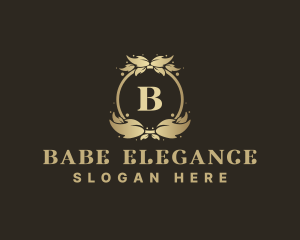 Luxury Leaves Boutique logo design