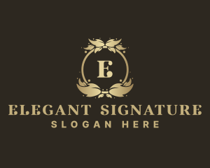 Luxury Leaves Boutique logo design