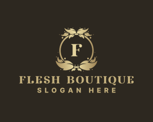 Luxury Leaves Boutique logo design