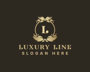 Luxury Leaves Boutique logo design