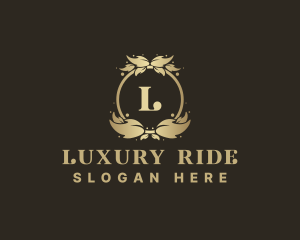 Luxury Leaves Boutique logo design