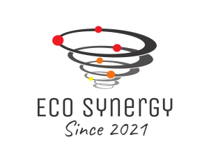 Cyclone Hurricane Swirl logo
