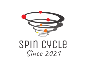 Cyclone Hurricane Swirl logo