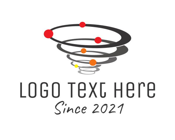 Tornado logo example 2