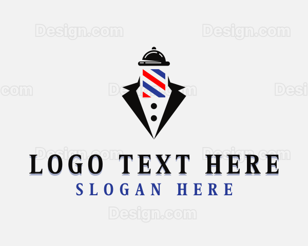 Gentleman Tuxedo Barbershop Logo