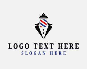 Gentleman Tuxedo Barbershop Logo