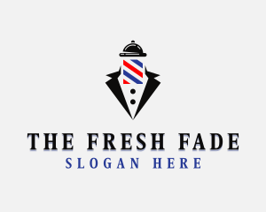 Gentleman Tuxedo Barbershop logo design