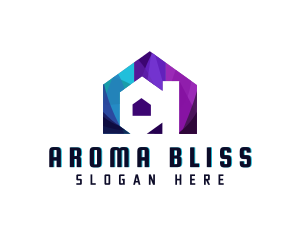 Modern House Letter A logo design