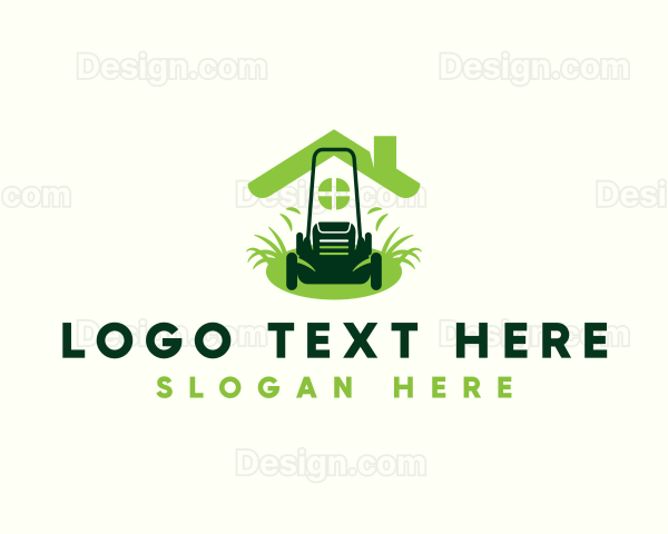 Home Lawn Mower Logo