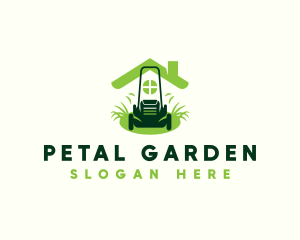 Home Lawn Mower logo design