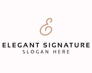 Elegant Fashion Brand logo design