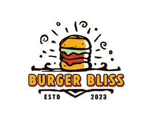 Hamburger Food Diner logo