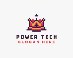 Pixel Royal Crown Logo