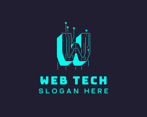 Web Circuit Technology logo design