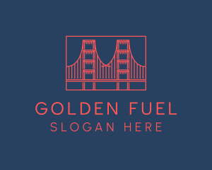 Golden Gate Bridge logo design