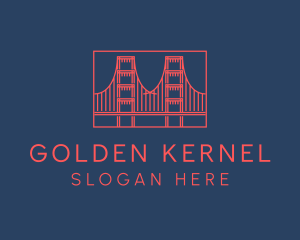 Golden Gate Bridge logo design