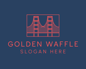 Golden Gate Bridge logo design