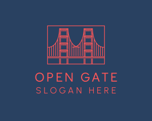 Golden Gate Bridge logo design