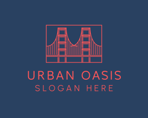 Golden Gate Bridge logo design