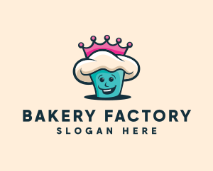 Queen Cupcake Bakery logo design