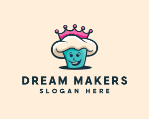 Queen Cupcake Bakery logo design