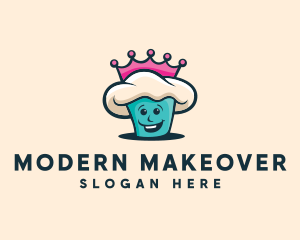 Queen Cupcake Bakery logo design