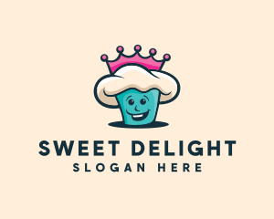 Queen Cupcake Bakery logo design