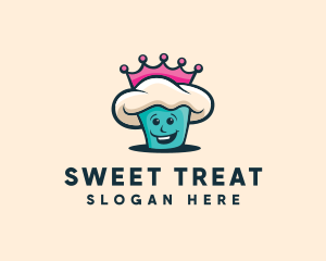 Queen Cupcake Bakery logo design