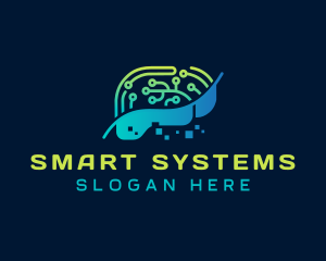 Brain Technology Circuit logo