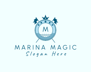 Nautical Sea Resort logo design