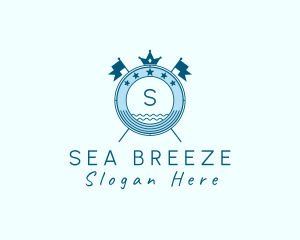 Nautical Sea Resort logo design