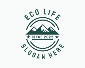 Mountain Outdoor Camp logo design