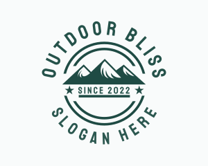 Mountain Outdoor Camp logo design