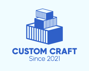 Blue Cargo Container  logo