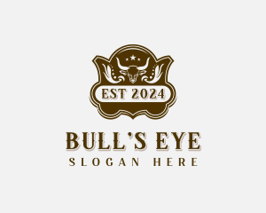 Bull Saloon Bullfighter logo design