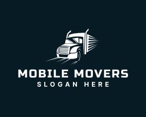 Logistics Cargo Truck logo design