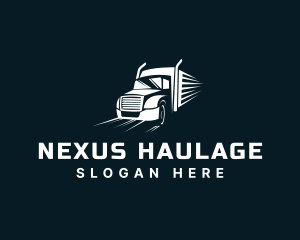 Logistics Cargo Truck logo design