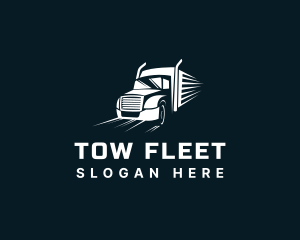 Logistics Cargo Truck logo design