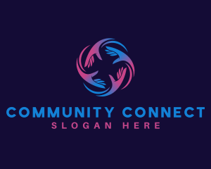 Humanitarian Community Hand logo