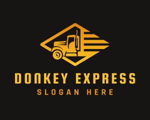 Express Logistics Vehicle logo design