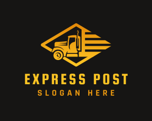 Express Logistics Vehicle logo design