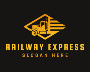 Express Logistics Vehicle logo design