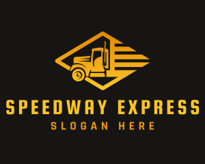 Express Logistics Vehicle logo design