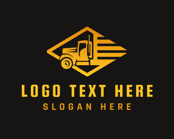 Trailer Truck logo example 4